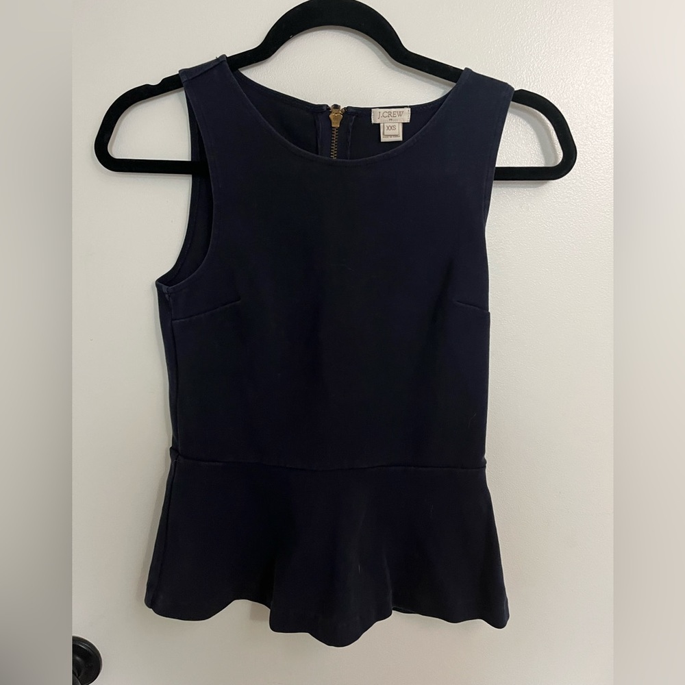 Jcrew Peplum Top